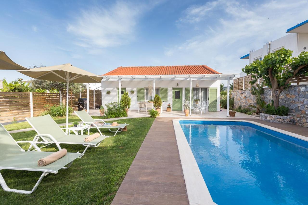 Pelagias Villa Paralia Kourna Esterno foto